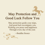 Fortune Jewel "May Protection and Good Luck Follow You" Year of the Horse Includes Gift Message Card Fortune Jewel