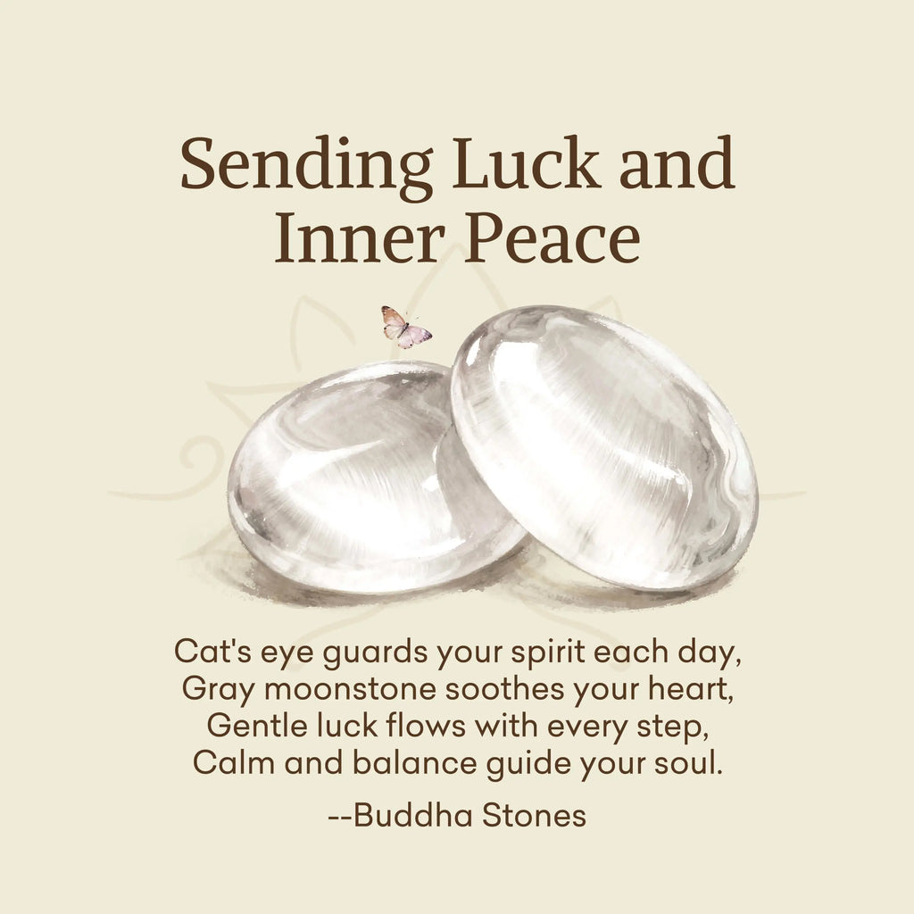 Fortune Jewel "Sending Luck and Inner Peace" Cat's Eye Butterfly Bracelet Includes Gift Message Card Fortune Jewel
