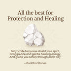 Fortune Jewel "All the Best for Love and Harmony" Stone Quartz Bracelet Includes Gift Message Card Fortune Jewel