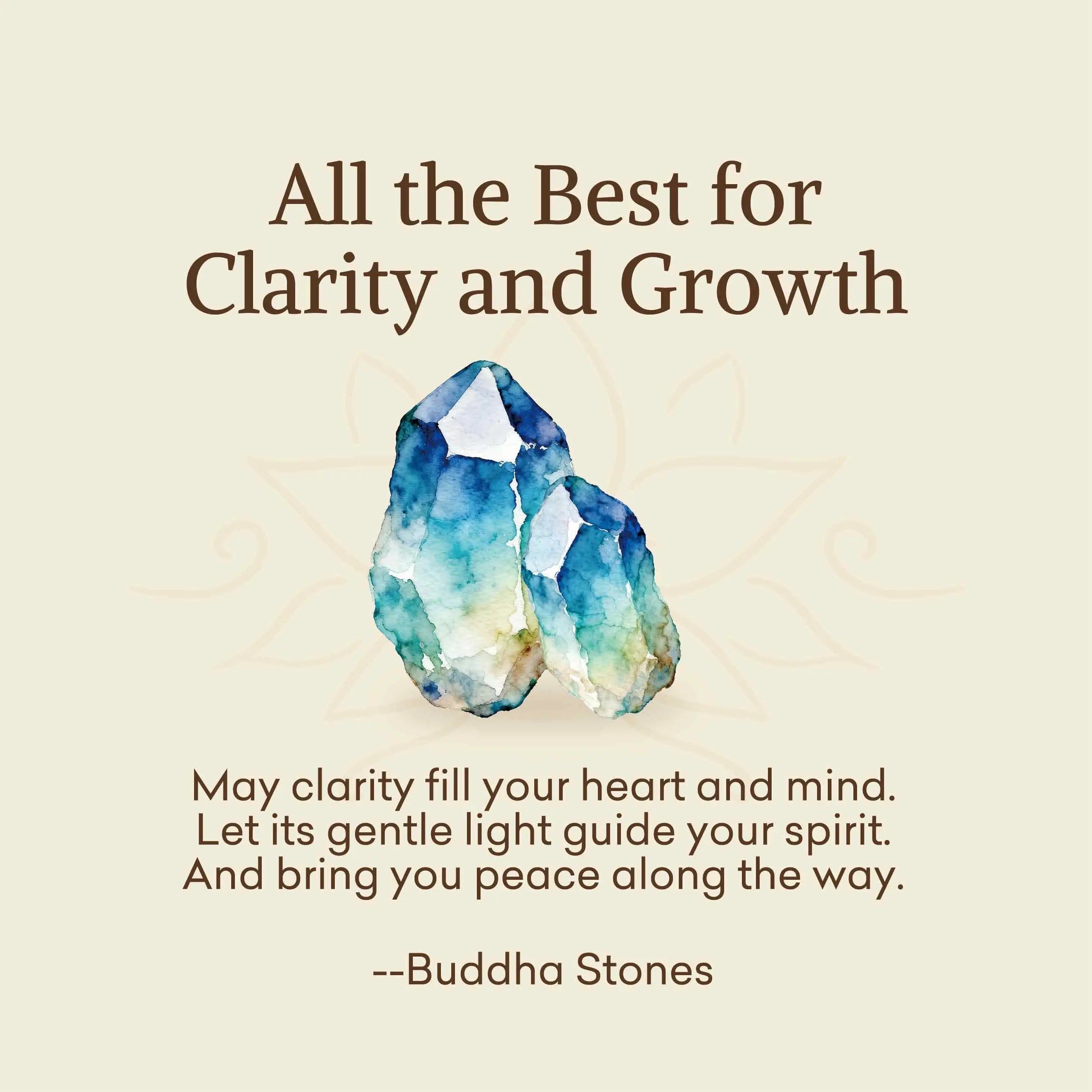 Fortune Jewel "All the Best for Love and Harmony" Stone Quartz Bracelet Includes Gift Message Card Fortune Jewel