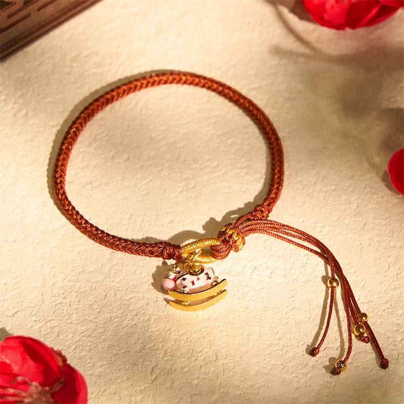 Fortune Jewel "Sending You Happiness and Strength" Year of the Horse String Includes Gift Message Card