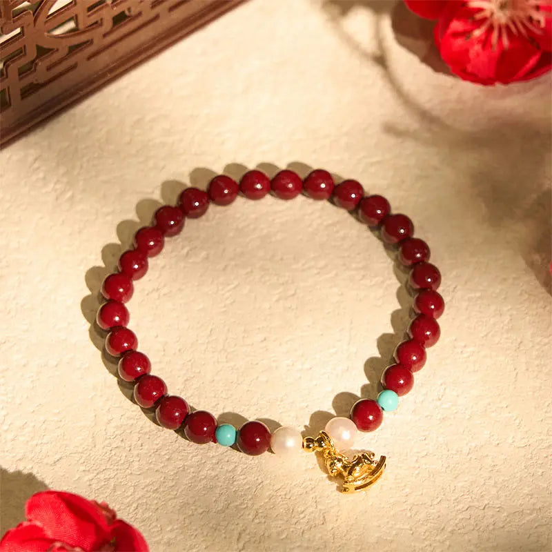 Buddha Stones "May You Have Strength and Protection" Year of the Horse Includes Gift Message Card Fortune Jewel
