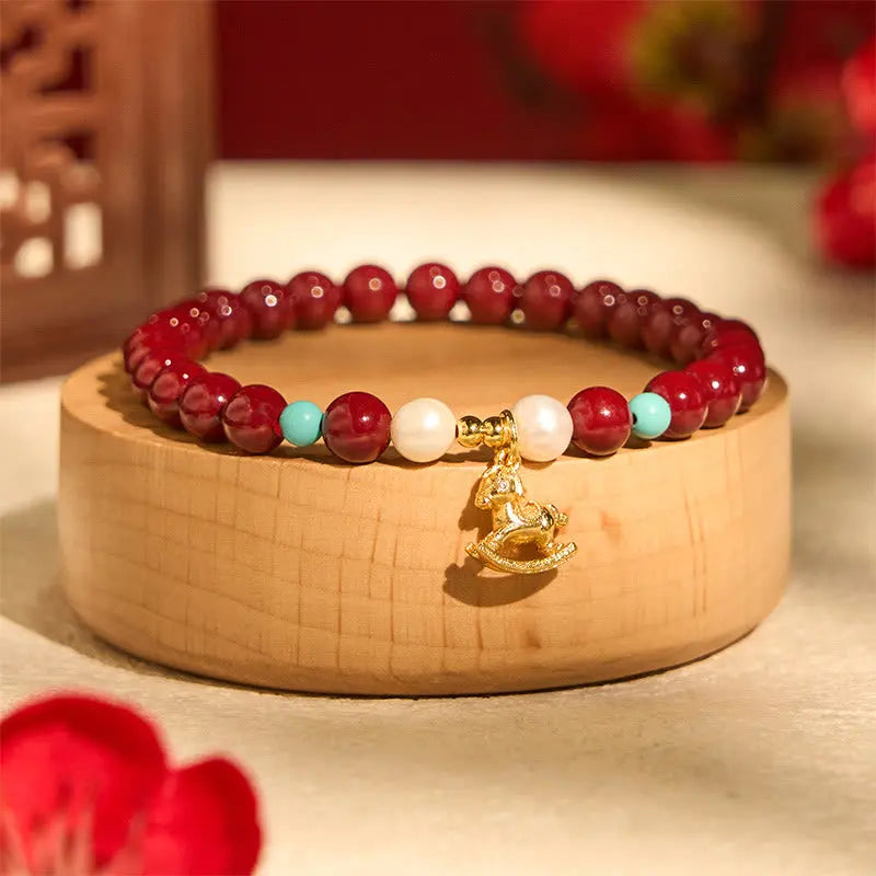 Buddha Stones "May You Have Strength and Protection" Year of the Horse Includes Gift Message Card Fortune Jewel