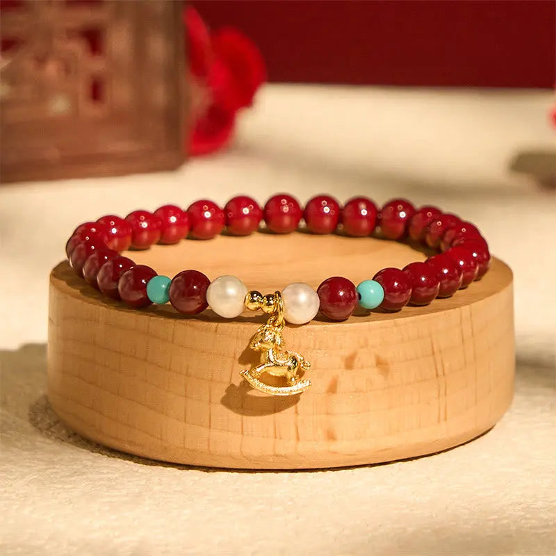 Buddha Stones "May You Have Strength and Protection" Year of the Horse Includes Gift Message Card Fortune Jewel