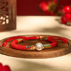 Buddha Stones "All the Best for Fortune and Protection" Year of the Horse Includes Gift Message Card Fortune Jewel