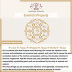 Fortune Jewel Retro Om Mani Padme Hum Vajra Copper Calm Bracelet Fortune Jewel