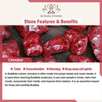 Fortune Jewel Year Of The Horse Natural Cinnabar Hetian Jade Concentration Bracelet Fortune Jewel