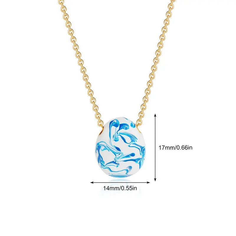 Buddha Stones Copper Wealth Healing Water Drop Shape Pendant Necklace Fortune Jewel
