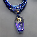Fortune Jewel Tibetan Buddha Liuli Crystal Ksitigarbha Bodhisattva Serenity Necklace Pendant Fortune Jewel