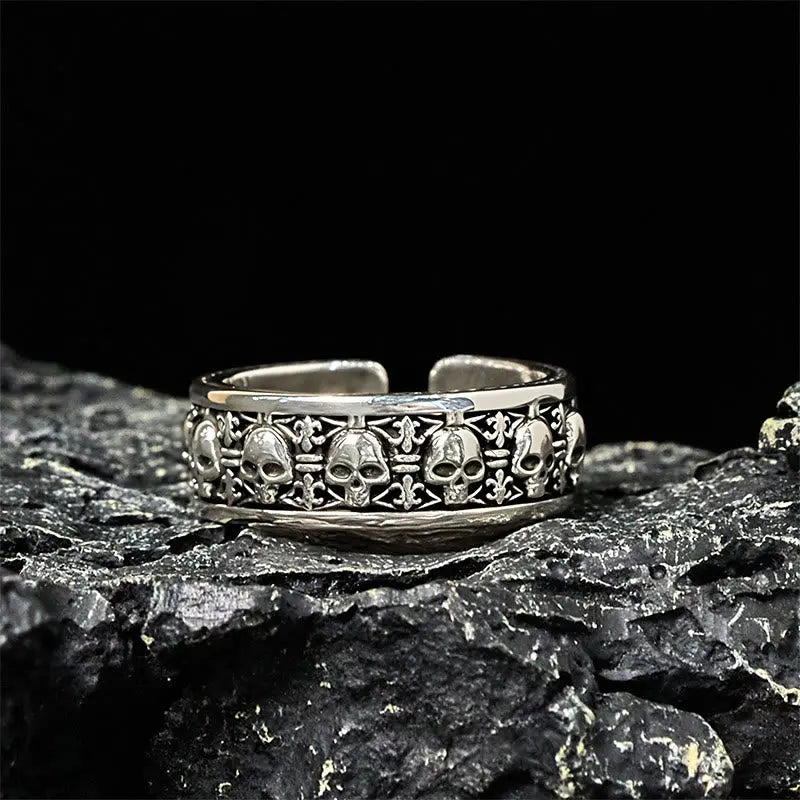 Fortune Jewel The Lord Of The Corpse Forest Copper Skull New Beginning Ring Fortune Jewel