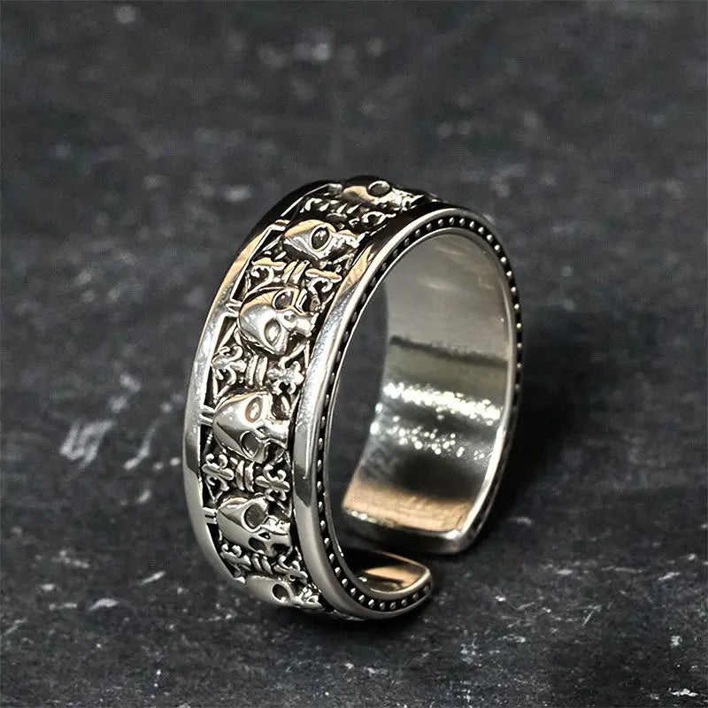Fortune Jewel The Lord Of The Corpse Forest Copper Skull New Beginning Ring Fortune Jewel