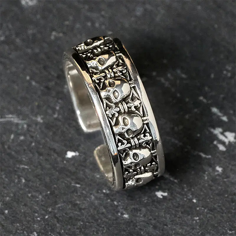 Fortune Jewel The Lord Of The Corpse Forest Copper Skull New Beginning Ring Fortune Jewel