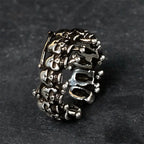 Fortune Jewel Copper Skull Bone The Lord Of The Corpse Forest Keep Away Evil Spirits Ring Fortune Jewel