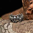Fortune Jewel Copper Skull Bone The Lord Of The Corpse Forest Keep Away Evil Spirits Ring Fortune Jewel