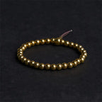 Fortune Jewel Tibetan Retro Pure Copper Brass Bead Wealth Bracelet Fortune Jewel