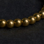 Fortune Jewel Tibetan Retro Pure Copper Brass Bead Wealth Bracelet Fortune Jewel