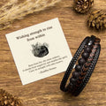 Fortune Jewel "Wishing Strength to Rise from Within" Lava Rock Bracelet Includes Gift Message Card Fortune Jewel