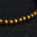 Fortune Jewel Plated Copper Brass Gold Sheen Obsidian Protection Wealth Bracelet Fortune Jewel