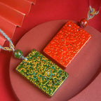 Fortune Jewel Handcrafted Lacquer Craft Sandalwood Protection Pendant Necklace Fortune Jewel