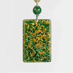 Fortune Jewel Handcrafted Lacquer Craft Sandalwood Protection Pendant Necklace Fortune Jewel