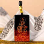 Buddha Stones Chinese Zodiac Natal Buddha Fu Character Lacquer Craft Sandalwood Pendant Necklace Fortune Jewel