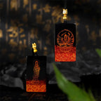 Buddha Stones Chinese Zodiac Natal Buddha Fu Character Lacquer Craft Sandalwood Pendant Necklace Fortune Jewel
