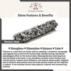 Fortune Jewel Leather horseshoe-Shaped Titanium Steel Balance Braided Magnetic Buckle Bracelet Fortune Jewel