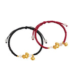 Fortune Jewel Year Of The Horse Red String White Agate Connection Braided Bracelet Fortune Jewel