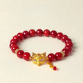 Fortune Jewel Nine Tailed Fox South Red Agate Success Bracelet Fortune Jewel