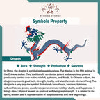 Fortune Jewel Tibetan Agate Dragon Pattern Nine-eye Dzi Protection Necklace Pendant Fortune Jewel