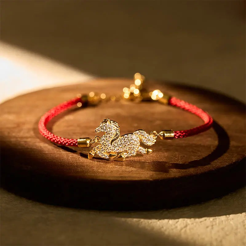 Fortune Jewel "May Protection and Good Luck Follow You" Year of the Horse Includes Gift Message Card Fortune Jewel