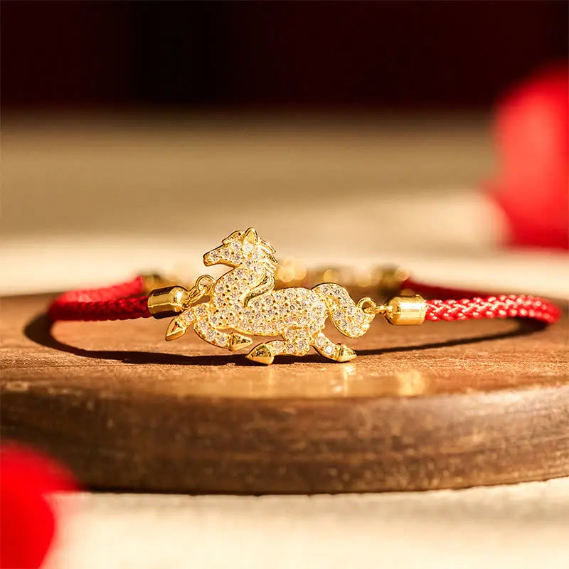 Fortune Jewel "May Protection and Good Luck Follow You" Year of the Horse Includes Gift Message Card Fortune Jewel
