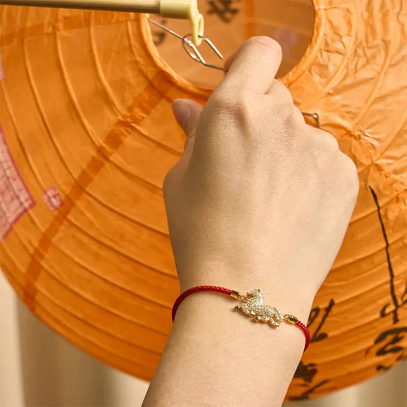 Fortune Jewel "May Protection and Good Luck Follow You" Year of the Horse Includes Gift Message Card Fortune Jewel