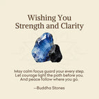 Fortune Jewel "Wishing You Strength and Clarity" Blue Tiger Eye Bracelet Includes Gift Message Card Fortune Jewel
