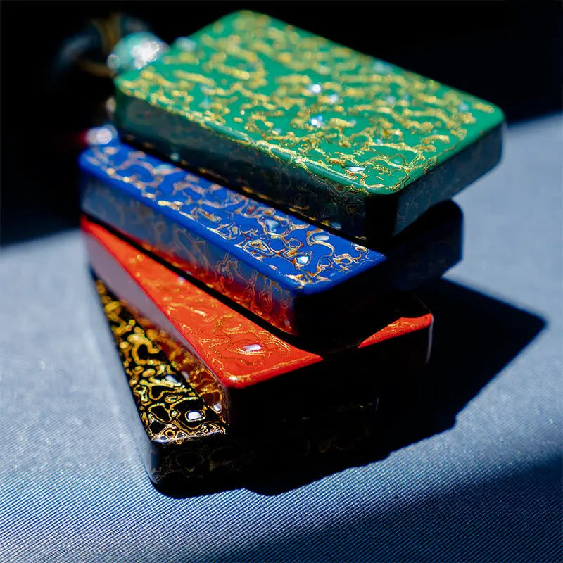 Fortune Jewel Handcrafted Lacquer Craft Sandalwood Protection Pendant Necklace Fortune Jewel