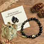 Fortune Jewel "All the best for Luck and Confidence" Lovely Cat Bracelet Includes Gift Message Card Fortune Jewel