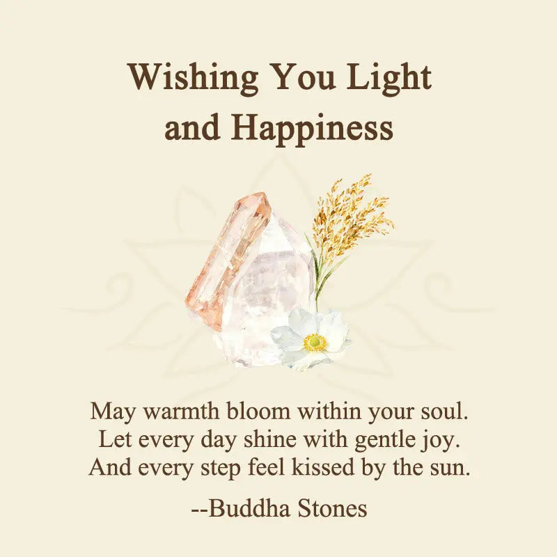 Fortune Jewel "Wishing You Light and Happiness" Sun Stone Bracelet Includes Gift Message Card Fortune Jewel
