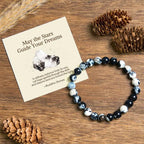 Fortune Jewel "May the Stars Guide Your Dreams" Orca Agate Bracelet Includes Gift Message Card Fortune Jewel