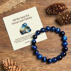 Fortune Jewel "All the best for Focus and Clarity" Tiger Eye Bracelet Includes Gift Message Card Fortune Jewel