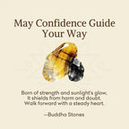 Fortune Jewel "May Confidence Guide Your Way" Black Tourmaline Bracelet Includes Gift Message Card Fortune Jewel