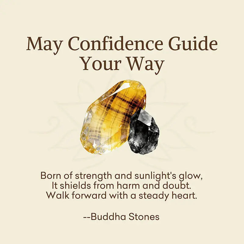 Fortune Jewel "May Confidence Guide Your Way" Black Tourmaline Bracelet Includes Gift Message Card Fortune Jewel