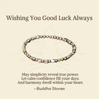 Fortune Jewel "Wishing You Balance and Strength" Brass Beads Bracelet Includes Gift Message Card Fortune Jewel