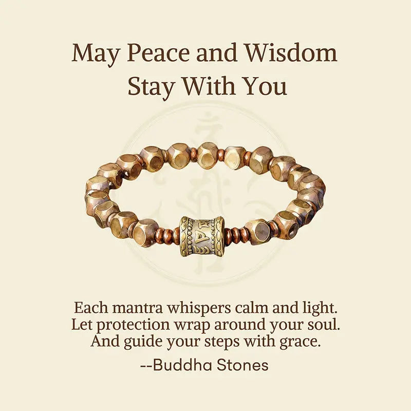 Fortune Jewel "Wishing You Balance and Strength" Brass Amulet Bracelet Includes Gift Message Card Fortune Jewel