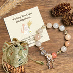 Fortune Jewel "Wishing You Light and Happiness" Sun Stone Bracelet Includes Gift Message Card Fortune Jewel