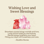 Fortune Jewel "Wishing Love and Sweet Blessings" Quartz Bracelet Includes Gift Message Card Fortune Jewel