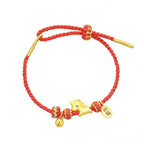 Fortune Jewel 925 Sterling Silver Year Of The Horse Lucky Fortune Red String Strength Bracelet Fortune Jewel