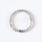 Fortune Jewel Natural Moonstone Lotus Love Charming Bracelet Fortune Jewel