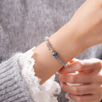 Fortune Jewel Natural Moonstone Lotus Love Charming Bracelet Fortune Jewel