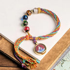 Fortune Jewel Thangka Chinese Zodiac Natal Buddha Cinnabar Blessing String Bracelet Fortune Jewel