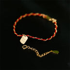 Fortune Jewel 925 Sterling Silver Red String Good Luck Bracelet - Fortune Jewel